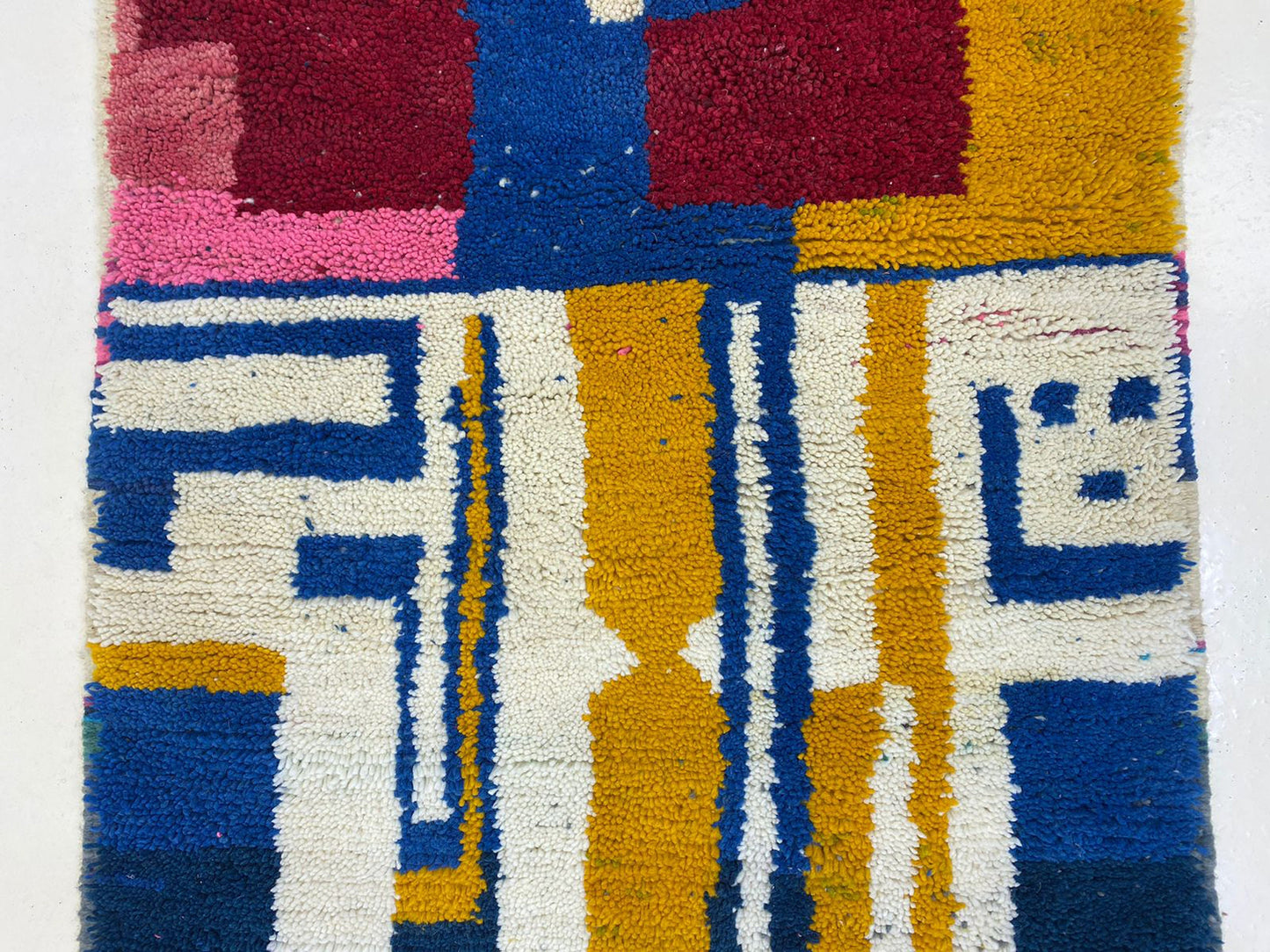 Custom Colorful Boho Rug, Handwoven Moroccan Berber Style.