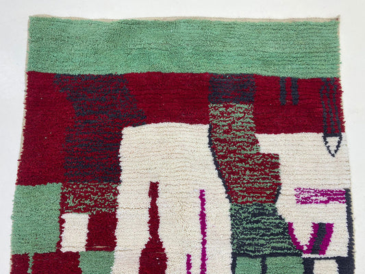 Customized Tribal Rug, Handmade Moroccan Berber Area Rug for Your Home.