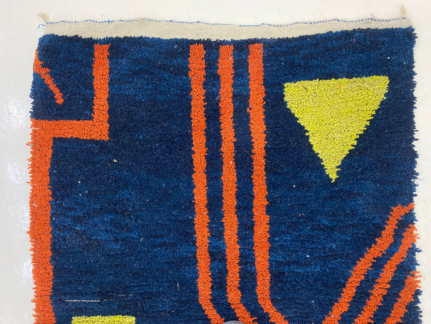 Custom Handwoven Wool Rug, Colorful Moroccan Berber Area Rug.