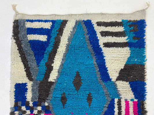 Handmade Wool Moroccan Rug, Custom Berber Area Rug.