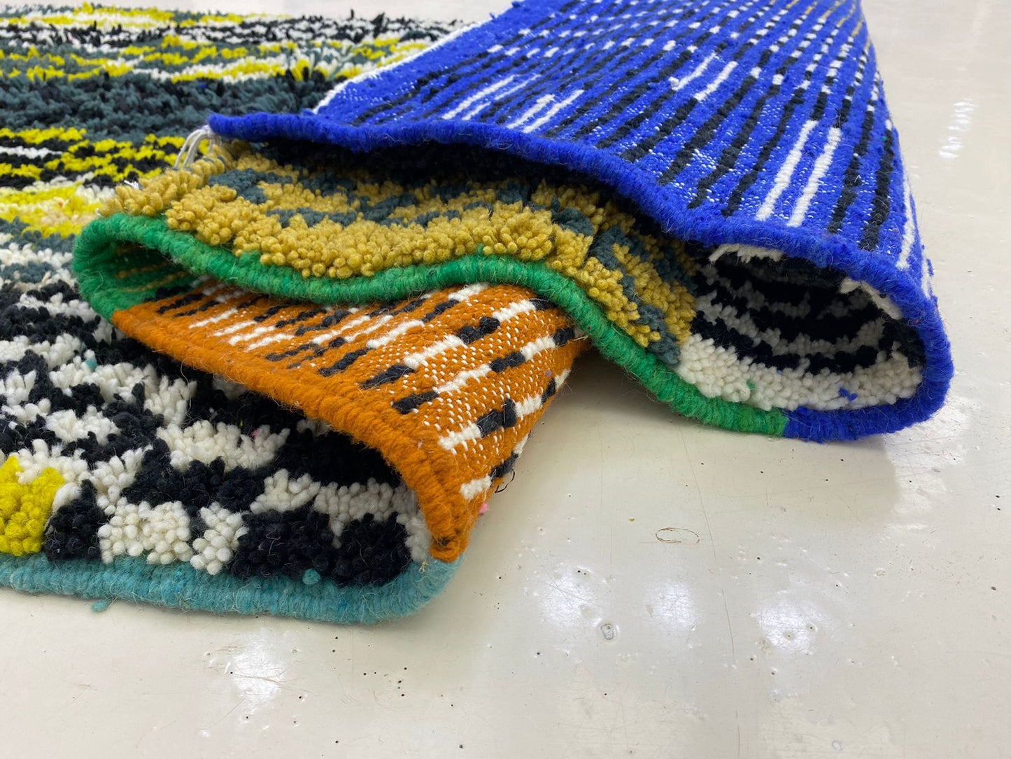 Inspired Hallway Runner, Moroccan Berber Wool Rug Runner.