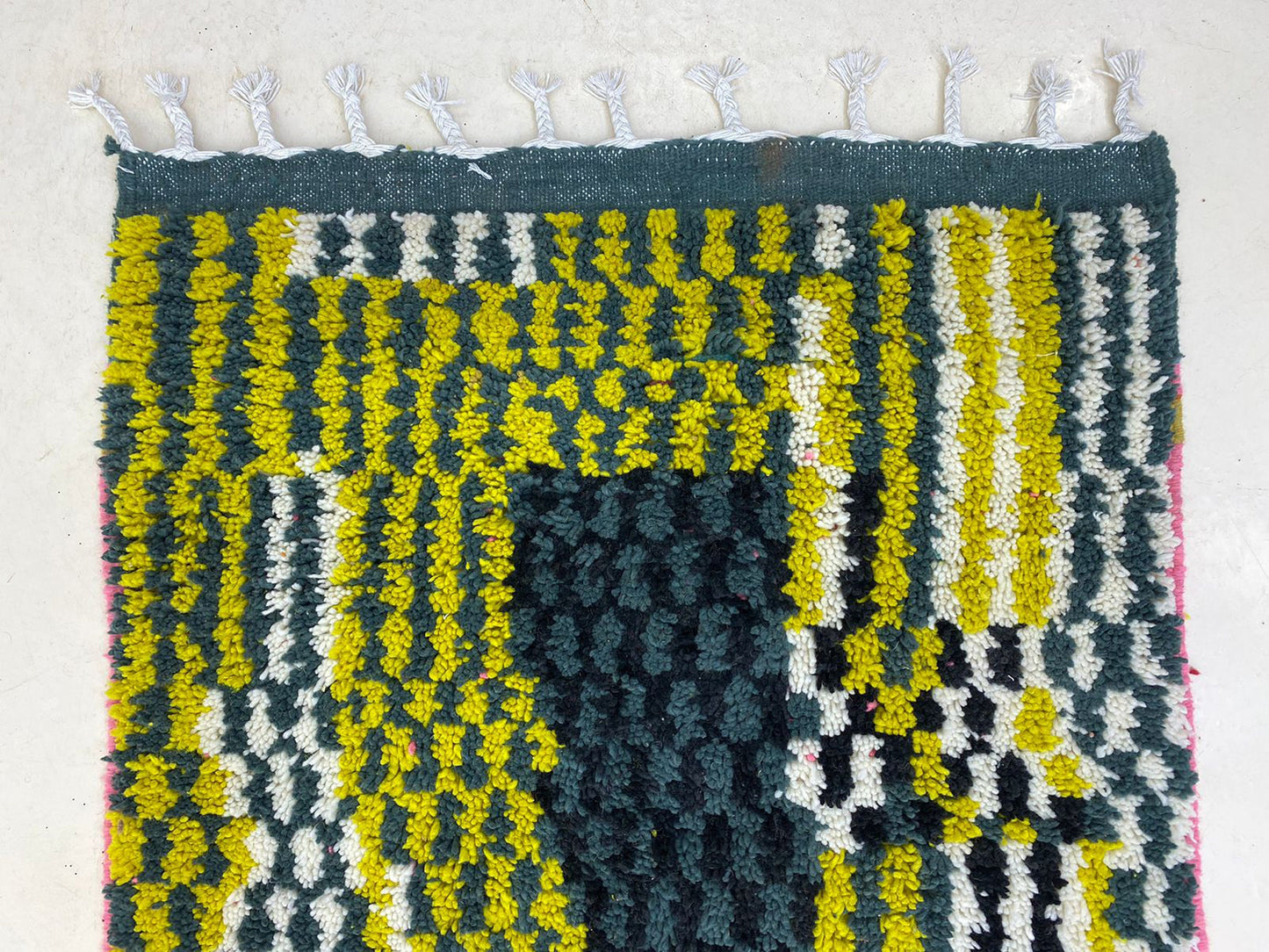 Inspired Hallway Runner, Moroccan Berber Wool Rug Runner.