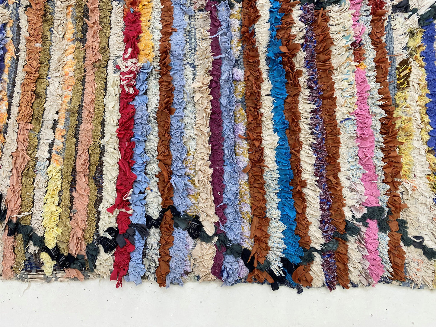 Tapis marocain vintage 4x5, tapis bohème confortable.