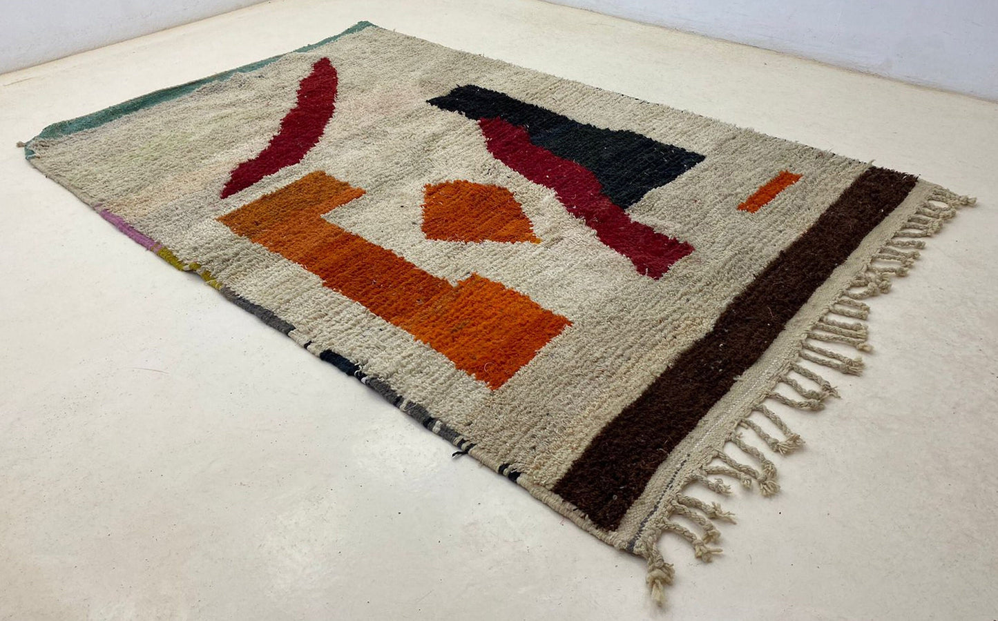 Vibrant Moroccan Colors for Your Living Room, Handwoven Custom Berber Rug.