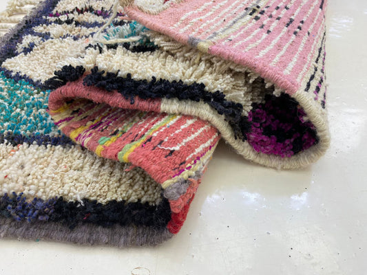 One of a Kind Moroccan Rug, Handmade and Customized Rug.