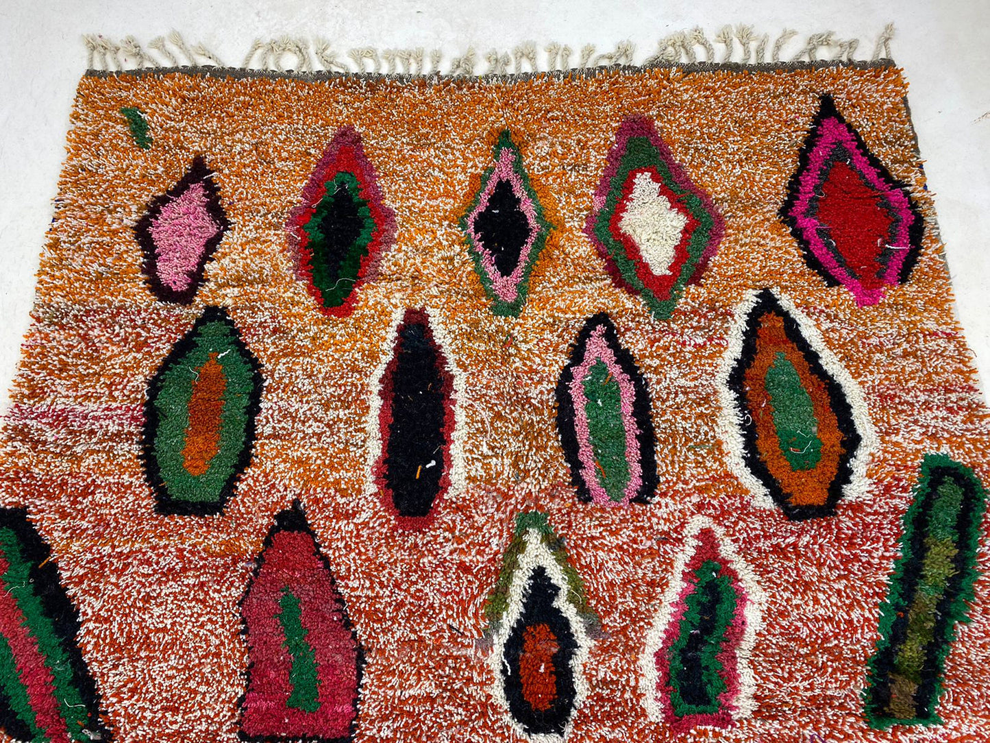 Custom Moroccan Area Rug, Handmade Wool Accent Rug.