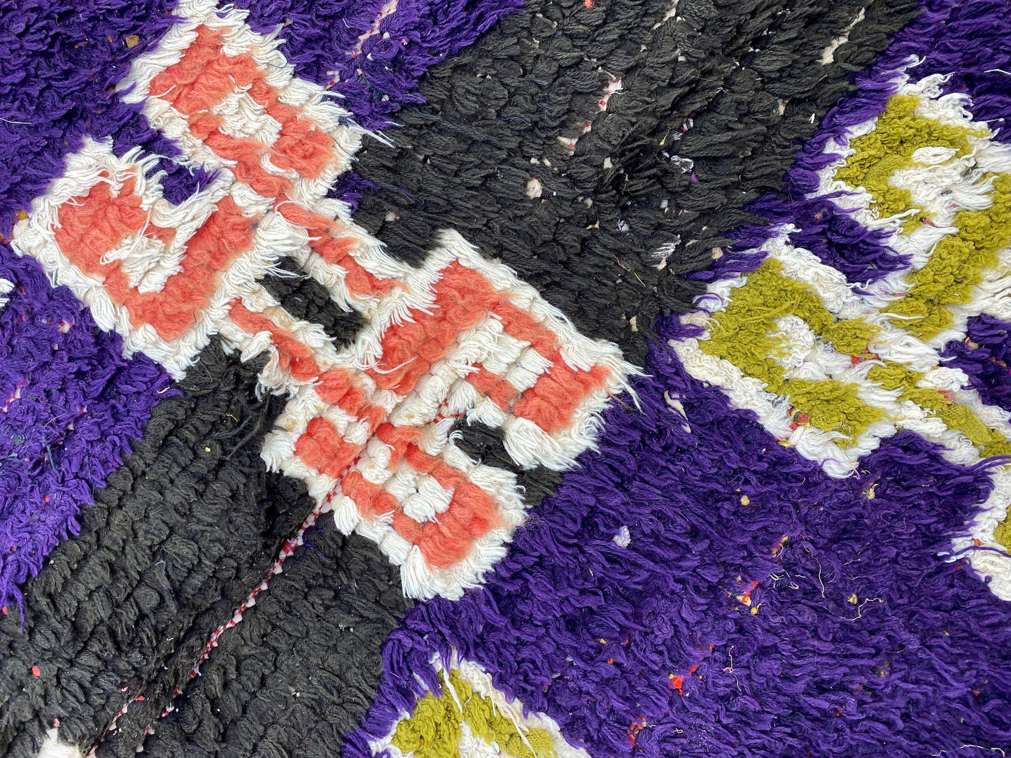 Vintage Moroccan Rug Runner, 3x9 Vibrant Berber Rug, Unique Geometric Runner.