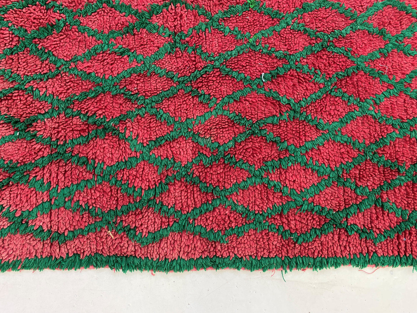 3x9 Diamond Vintage Moroccan Rug Runner.