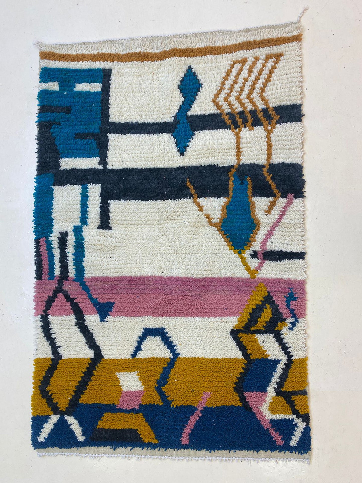 Personalized Moroccan Area Rug for Living Room, Unique Handmade Custom Rug.