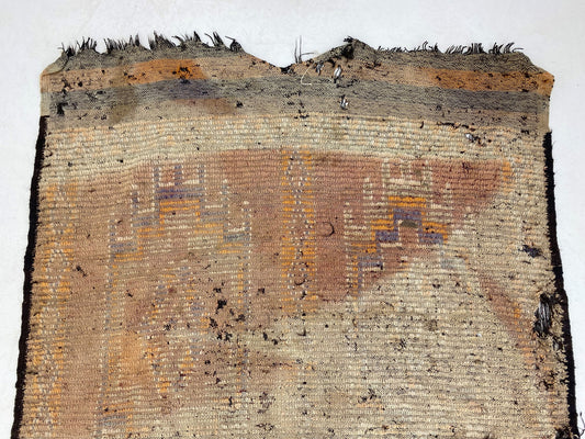 Moroccan Rug, Vintage Flatweave Rug, large Berber area rug.