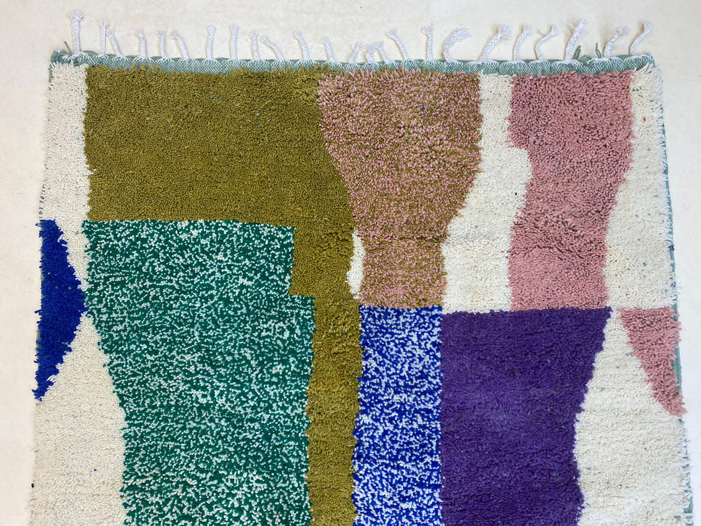 Personalized Tribal Style Rug, Handmade Moroccan Berber Area Rug for Home.