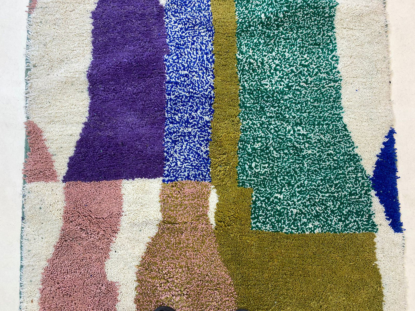 Personalized Tribal Style Rug, Handmade Moroccan Berber Area Rug for Home.