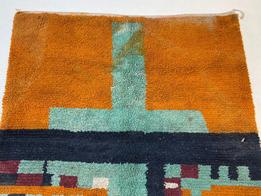 Tapis berbère personnalisé fabriqué à la main, tapis marocain personnalisé.