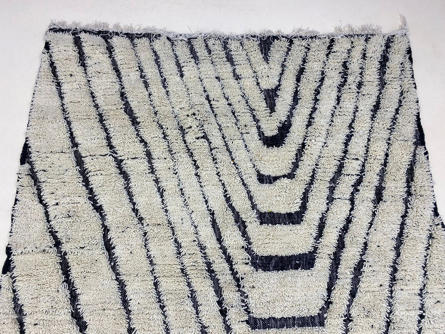 Unique Handwoven Boho Moroccan Berber Rug, Colorful Tribal Area Rug.
