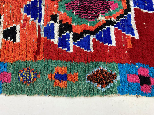 Moroccan Runner Rug 3x7, Vintage Home Decor Runner Rug.