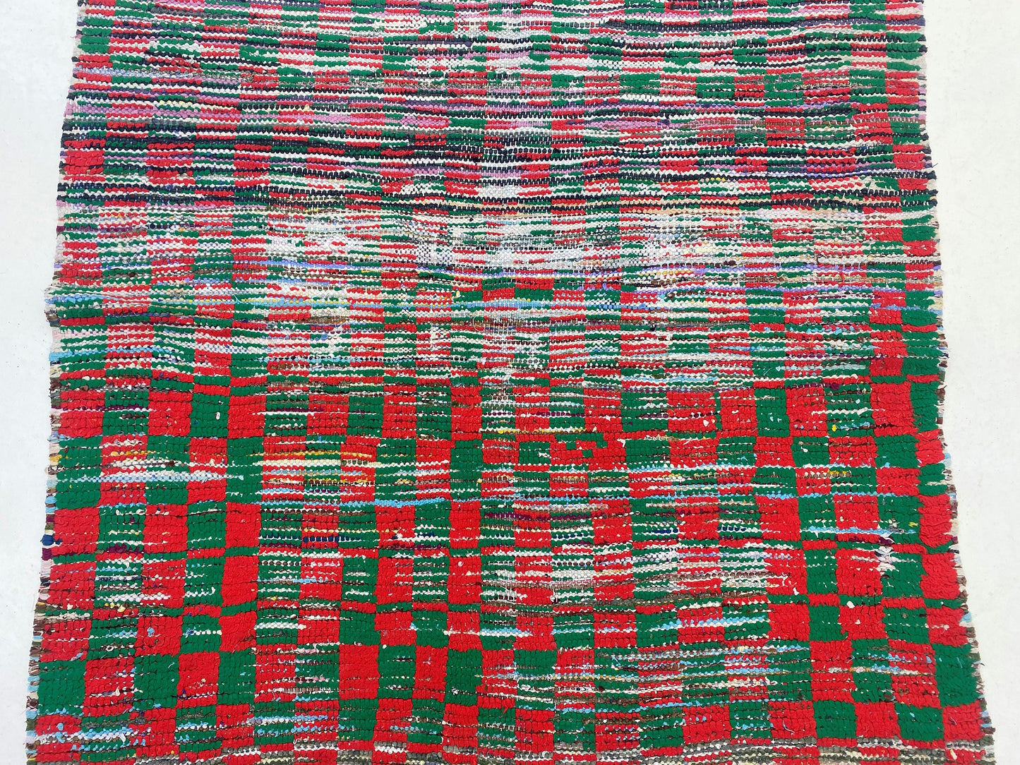 Berber Vintage Moroccan 4x5 Rug, Small Faded Area Rug.