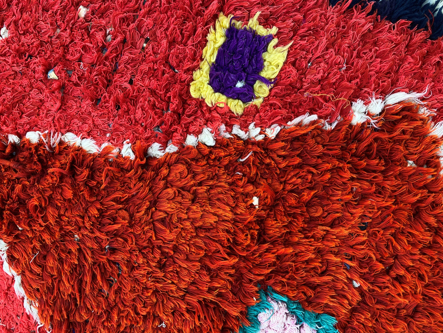 3x9 Unique Moroccan Runner Rug, Vintage Berber Rug Runner.