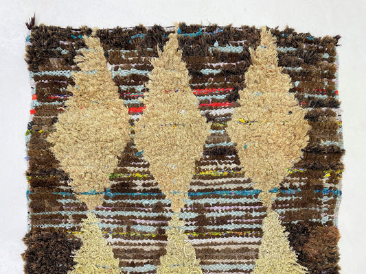 Moroccan diamond 3x6 runner rug.