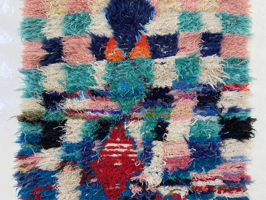 Moroccan Berber Rug, 3x6 FT, Geometric Area Rug§