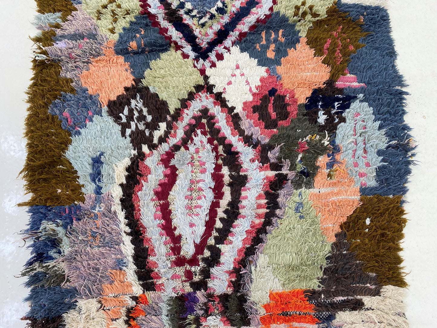Narrow 3x9 Runner, Vintage Berber Runner, Moroccan Runner Rug.