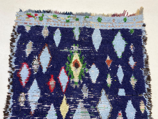 5x11 Moroccan Area Rug, Authentic Tribal Home Decor.