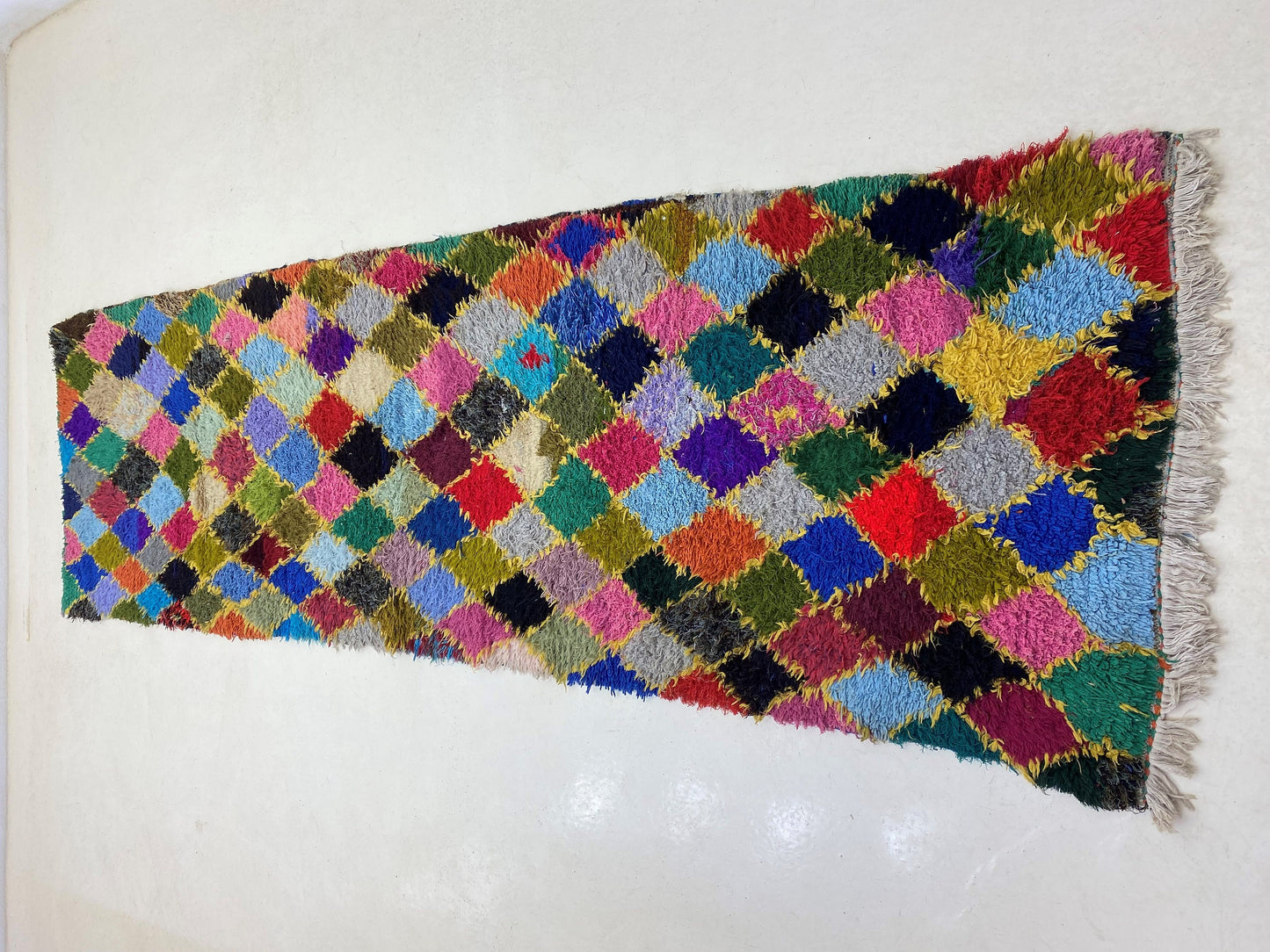 3x11 Vintage Moroccan Runner Rug, Creative Berber Style.