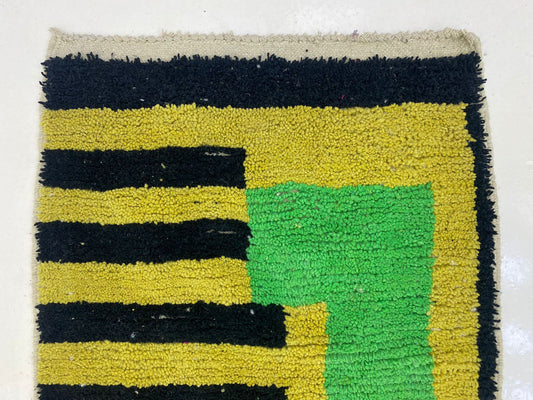 Personalized Moroccan Berber Colorful Rug, Unique Handcrafted Rug.
