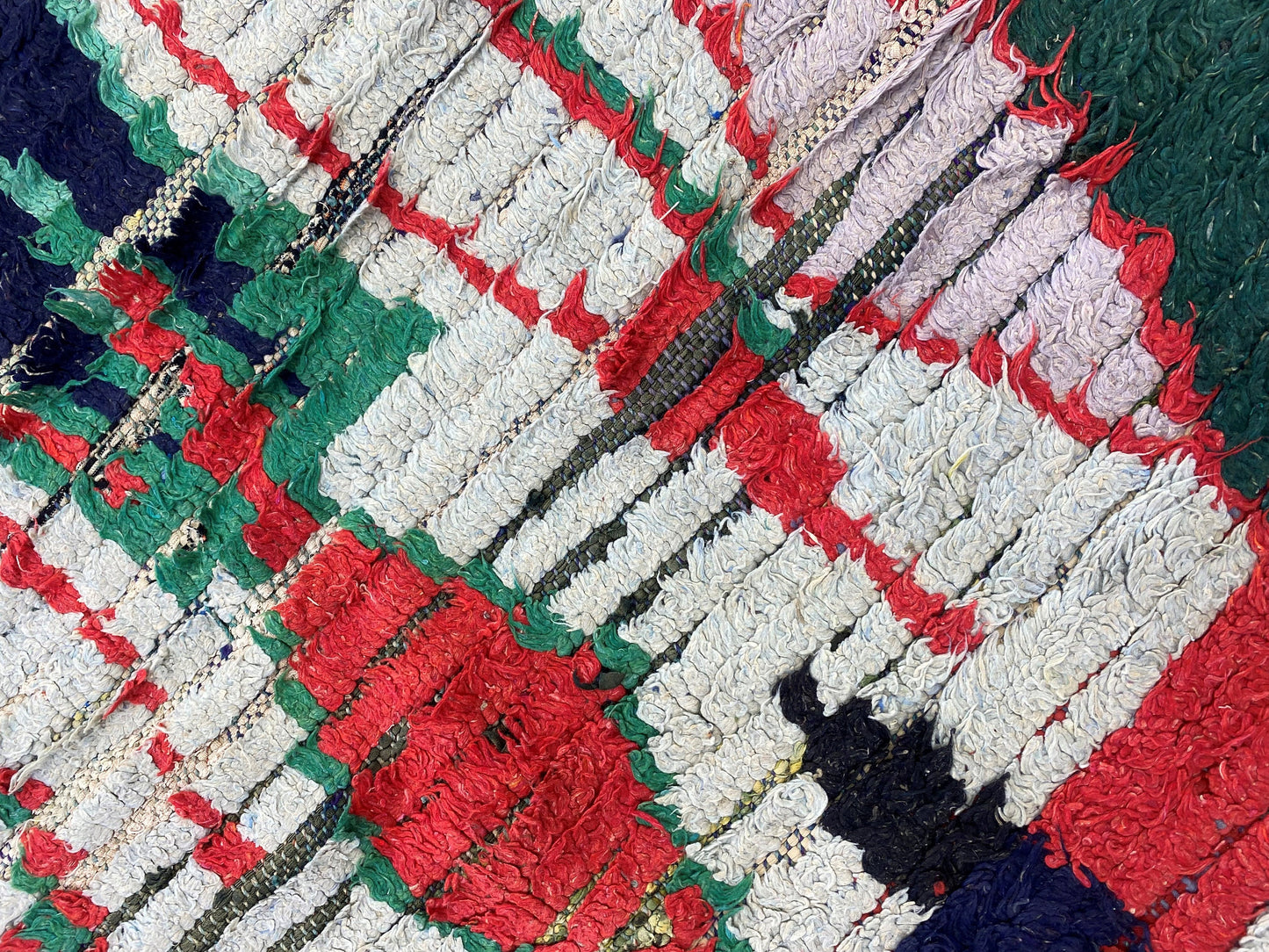 3x9 Boho Moroccan Rug Runner, Vintage Colorful Runner.