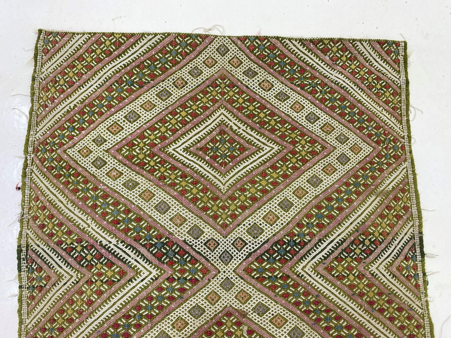 Berber Small Moroccan Rug 2x4, Vintage Unique Home Decor.