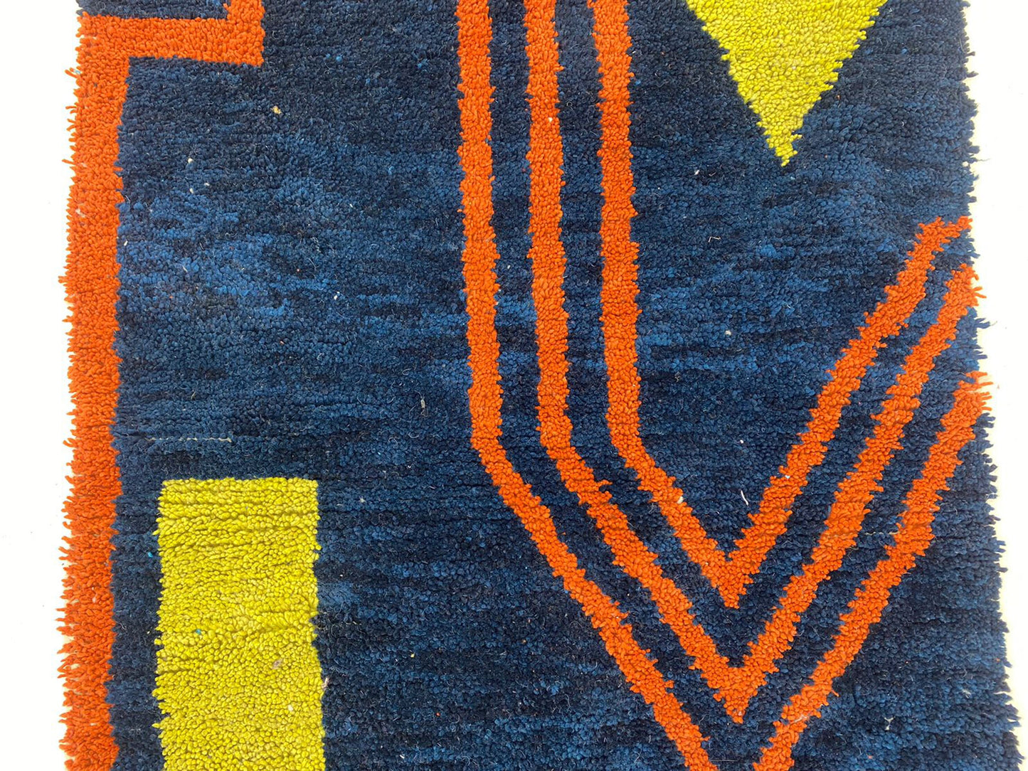 Custom Handwoven Wool Rug, Colorful Moroccan Berber Area Rug.