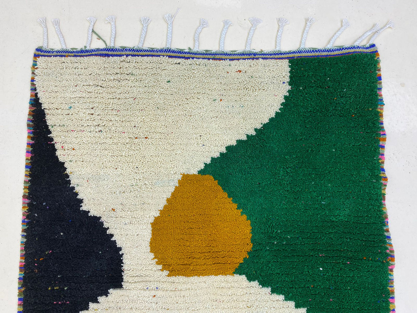 Moroccan Inspired Colorful Berber Rug, Boho Style Rug.