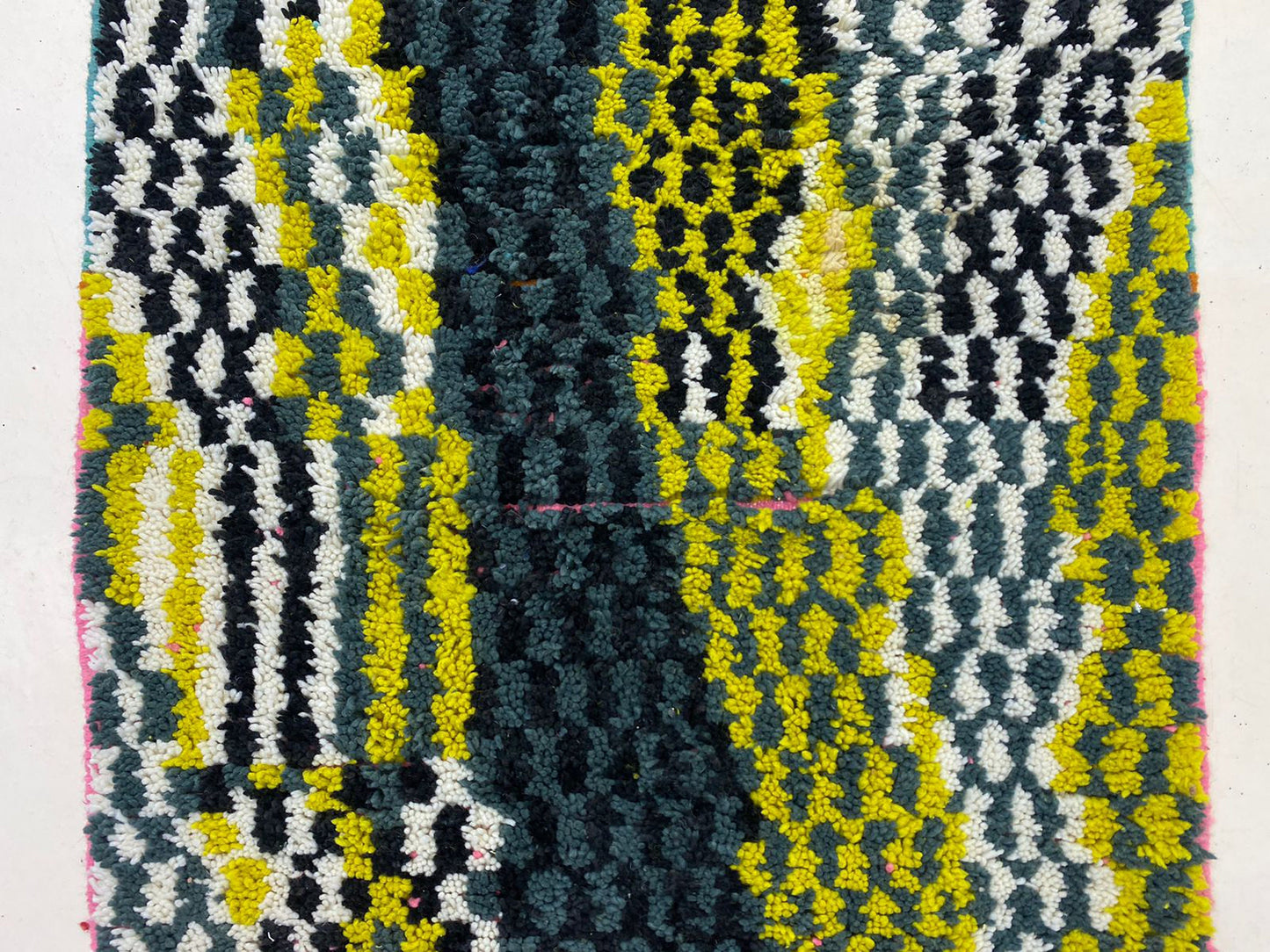 Inspired Hallway Runner, Moroccan Berber Wool Rug Runner.