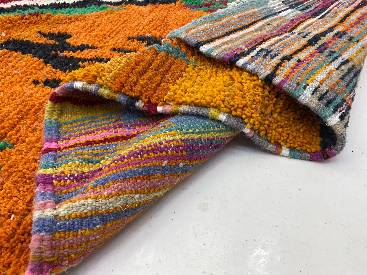 Custom Moroccan Area Rug, Handmade Wool Accent Rug.