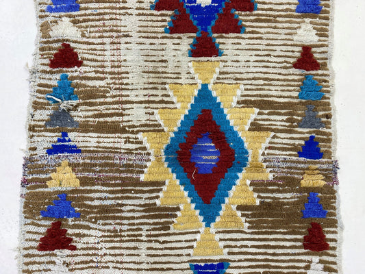 Tapis marocain 3x7, tapis de décoration bohème de style vintage berbère - Tapis Diamond.