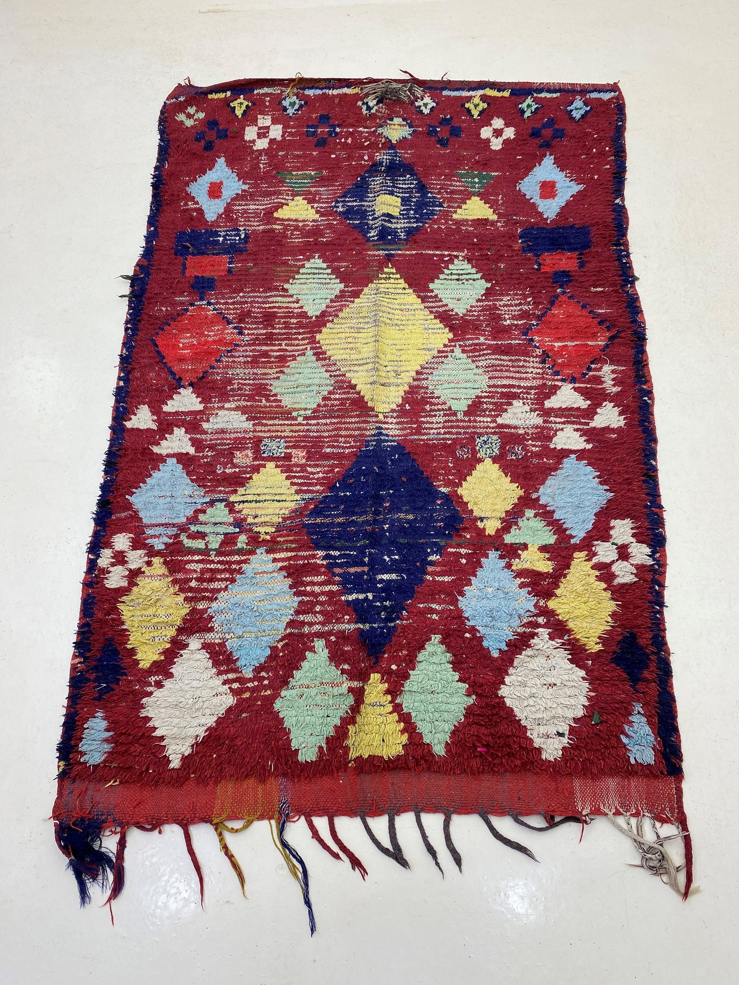 Tapis marocain vintage bohème 5x7.