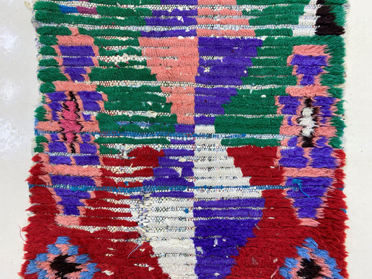 Moroccan Runner, Stunning Vintage Narrow Rug for your Home Decor.