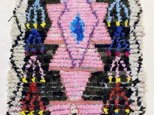 Berber Moroccan Runner Rug 3x9, Vintage Home Decor Rug .