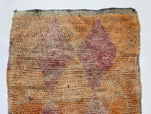 Small 3x5 Moroccan Rug, Vintage Berber Decor Wool Rug.