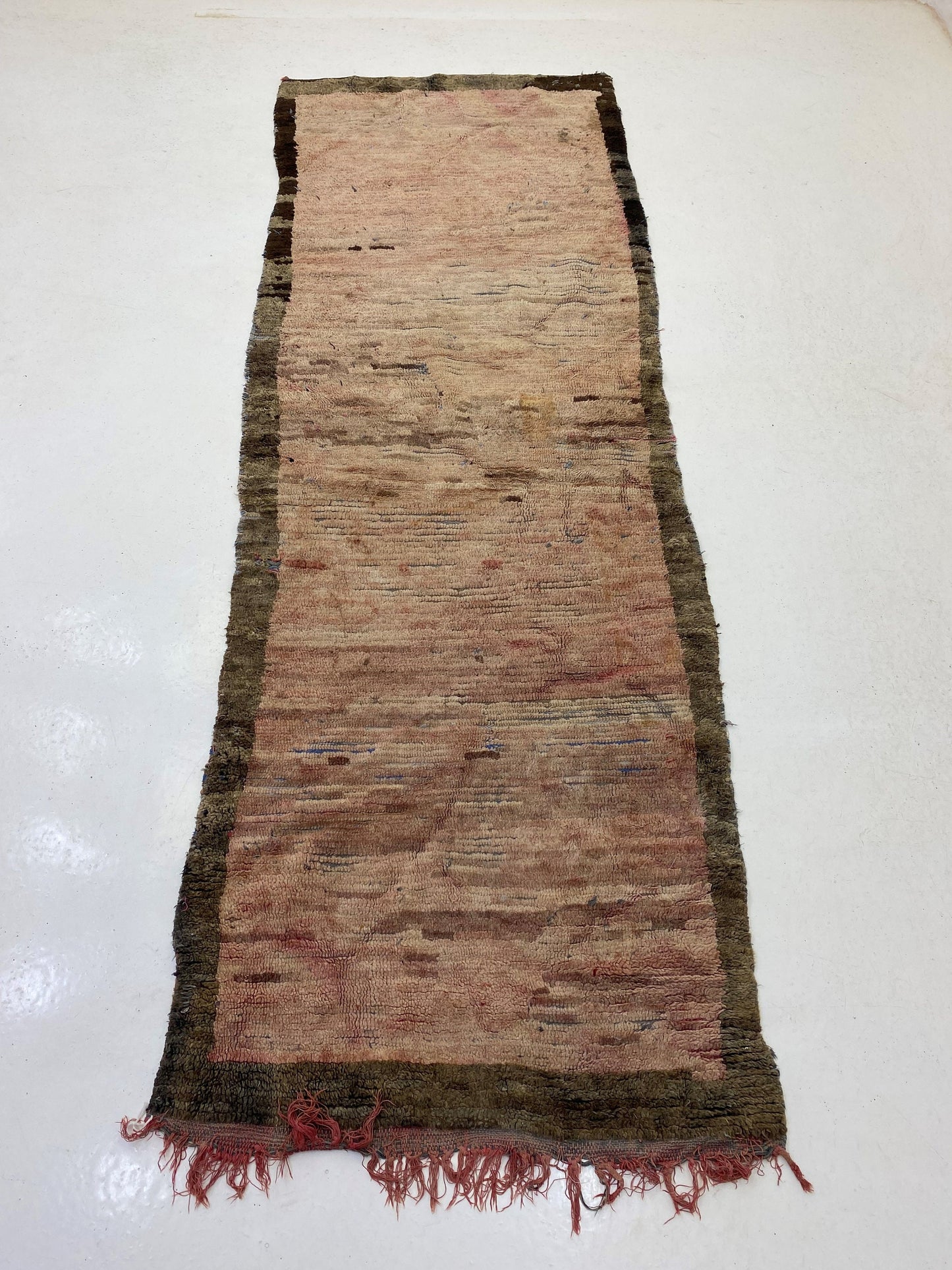Berber 3x8 Moroccan Runner Rug, Vintage Unique Home Runner.