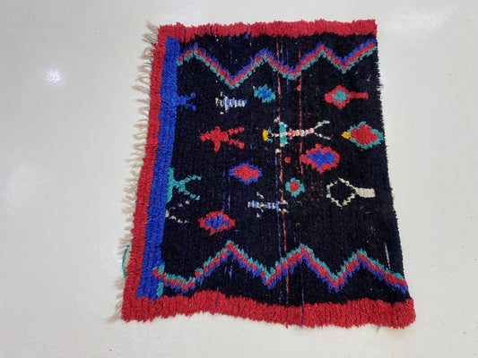 Small Moroccan Rug – 4x3 Perfect for Unique Home Area Rug.