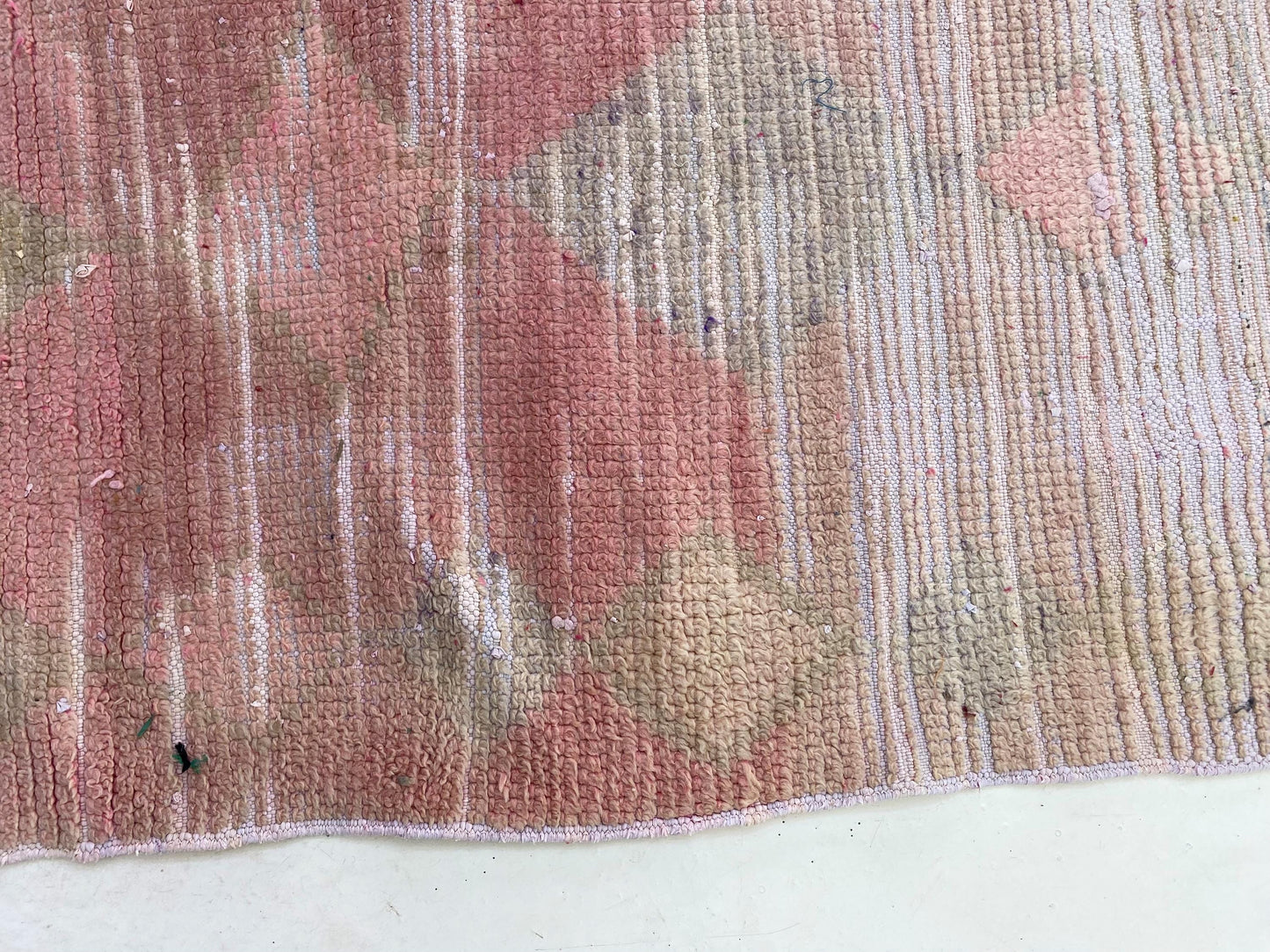 Vintage Wool Moroccan Runner Rug 3x10.