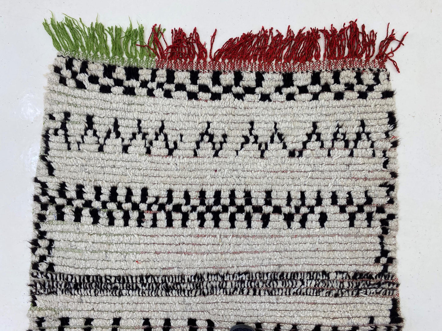 Small Unique Moroccan Rug, 3x5 Vintage Area Rug.