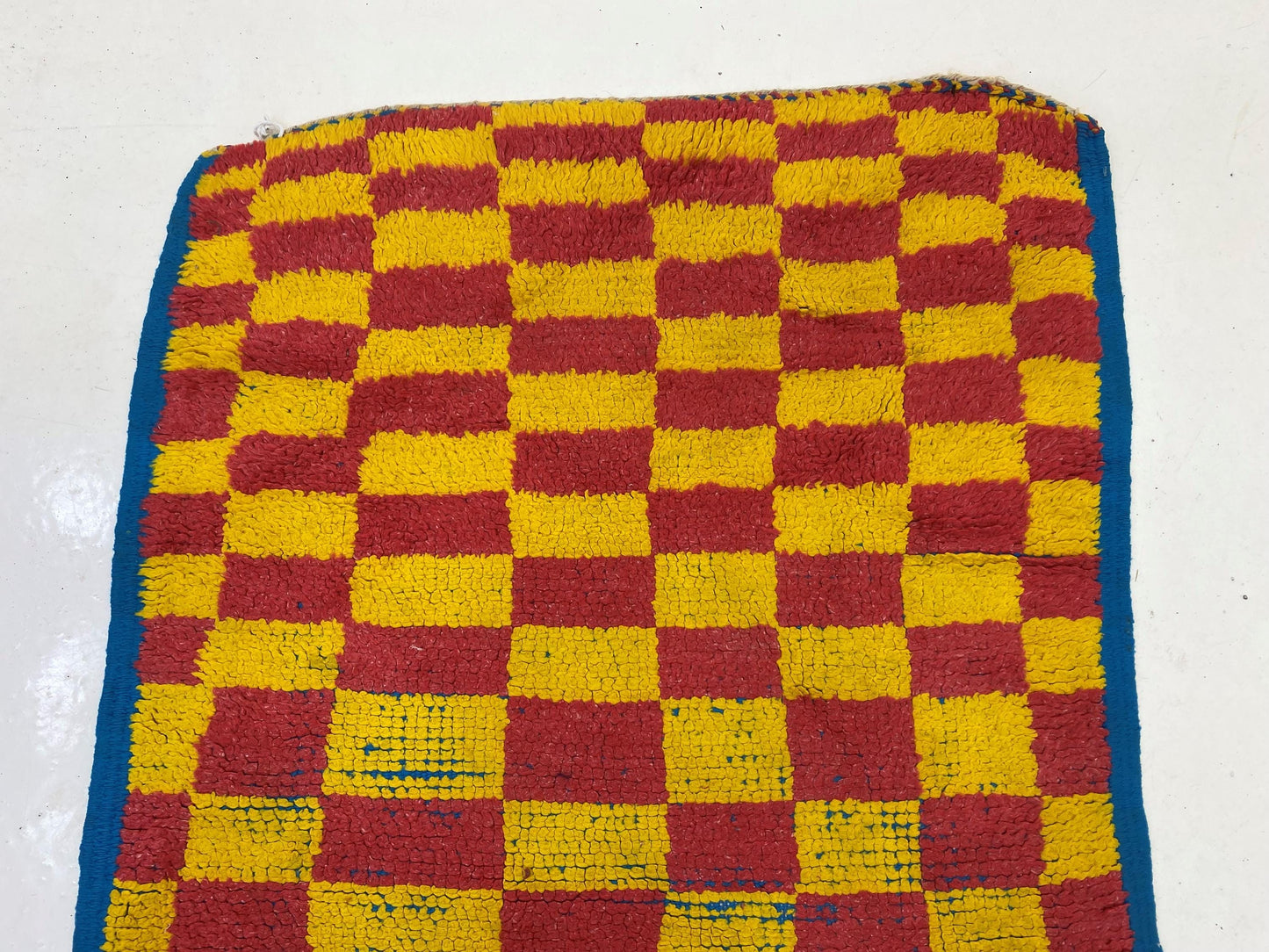 Moroccan Unique Runner, 3x7 Wool Vintage Runner.