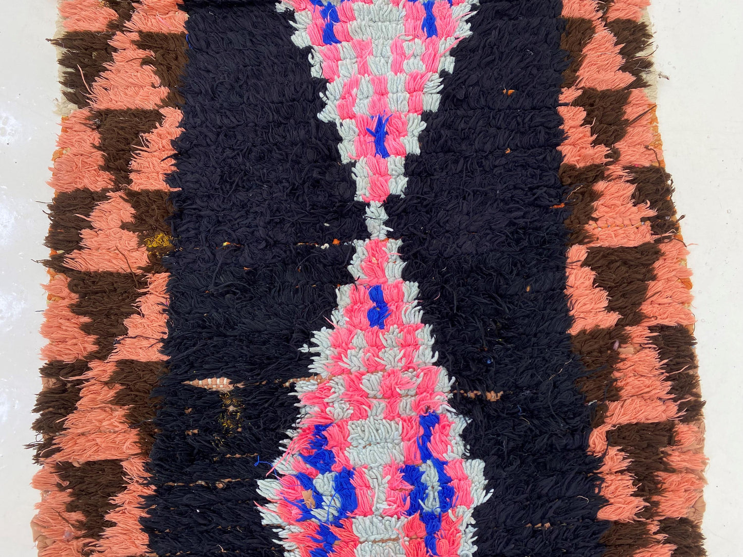 Vintage Moroccan Runner Rug, Colorful Home Decor.