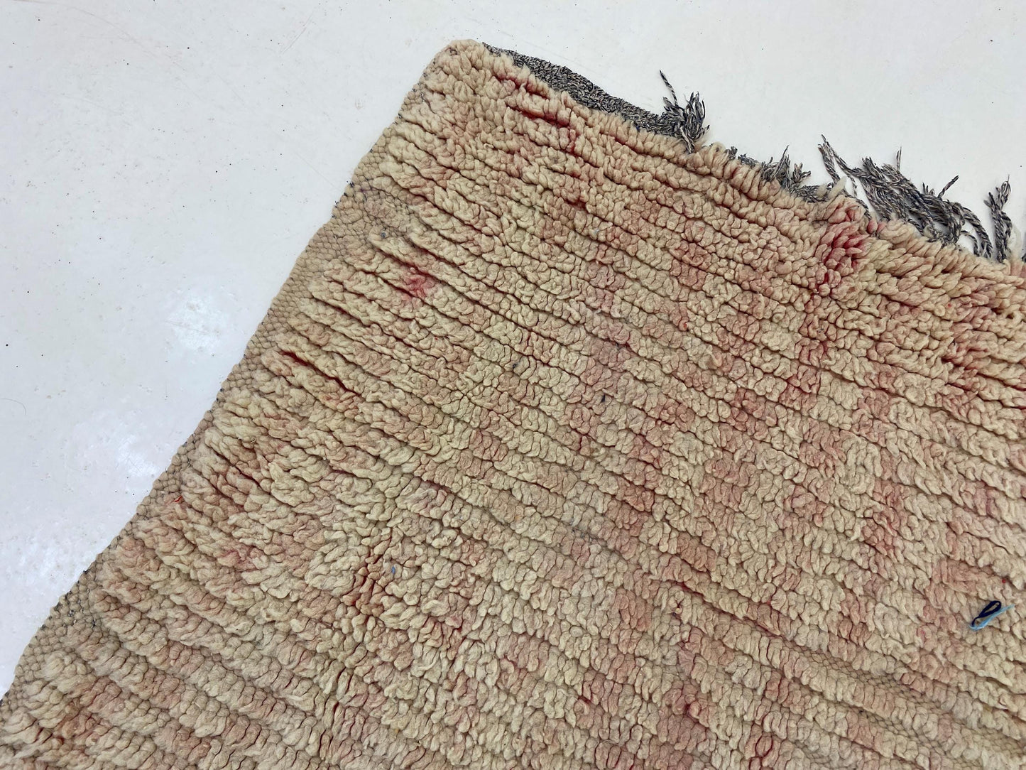 Long 2x8 Moroccan Rug Runner, Vintage Minimalist Boho Runner.