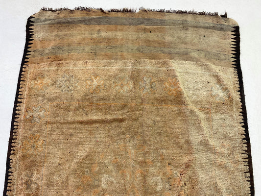 Tapis de couloir marocain Boho 3x11, tapis de couloir berbère vintage.