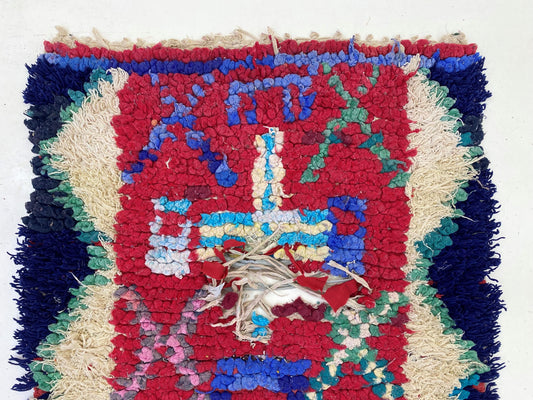 Small Abstract Moroccan Runner 2x6.