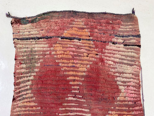 Tapis de couloir marocain vintage extra long 2x14.