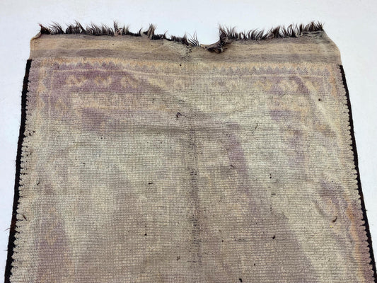 Grand tapis vintage 6x11, décoration d'intérieur bohème marocaine.