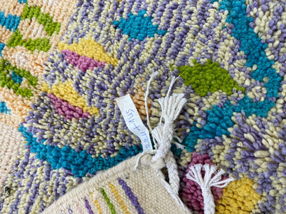 Authentic Berber Moroccan Wool Rug, Handmade Custom Home Decor Rug.